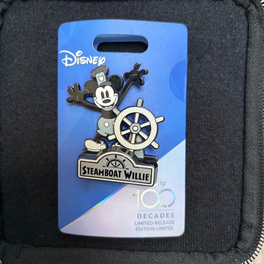 Disney 100th Steamboat Willie Pin